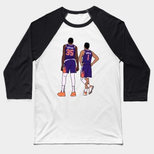 Kevin Durant and Devin Booker Baseball T-Shirt